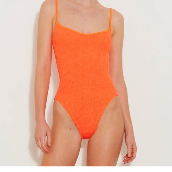 ❌SOLD❌ Hunza G Pamela Swimsuit Orange - Picture 5 of 6